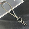 Wholesale Rhinestone Mobile Phone Lanyard And Crossbody Chain Light Luxury Semimanual Design Hanging Neck Pattern