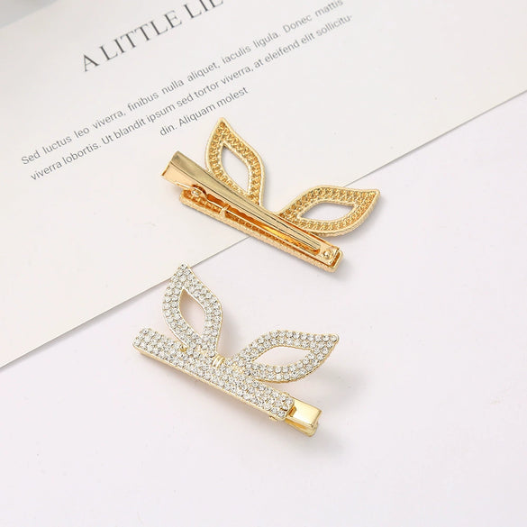 Wholesale Rhinestone Sweet Style Animal Design Diamond Hairpin Bangs Clip