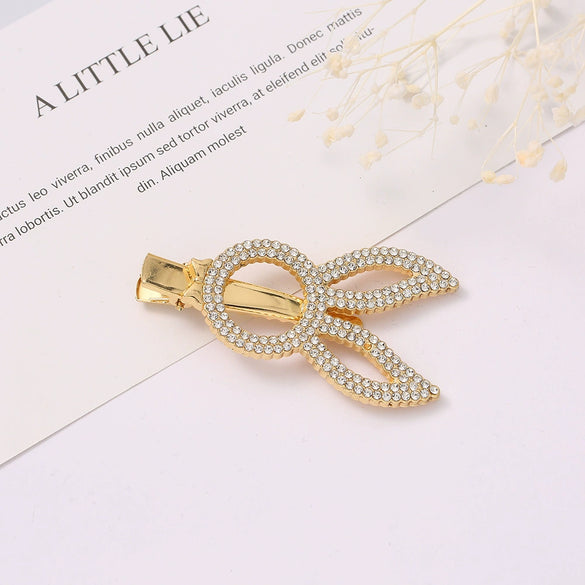 Wholesale Rhinestone Sweet Style Animal Design Diamond Hairpin Bangs Clip