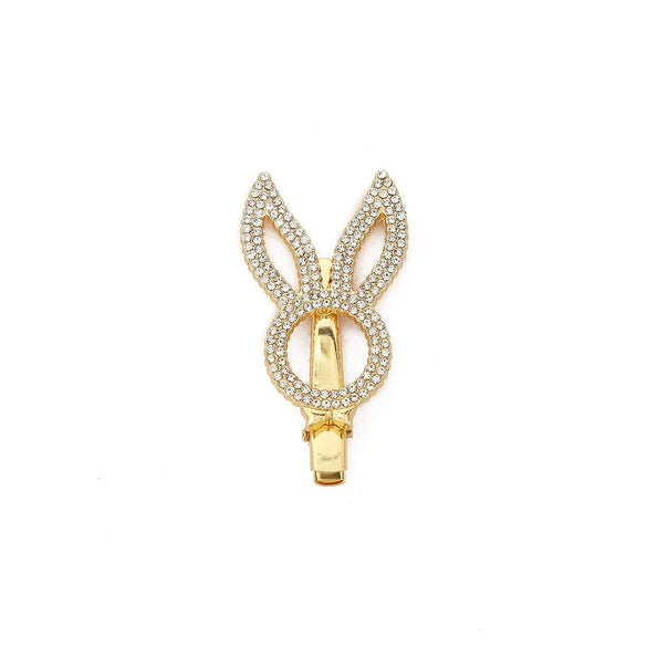 Wholesale Rhinestone Sweet Style Animal Design Diamond Hairpin Bangs Clip