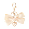 Wholesale Ribbon Bow Fabric Keychain Hanging Ornaments Semi Manual Accessories