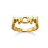 Wholesale Ring Alloy Retro Style Letter Pattern Electroplated Jewelry