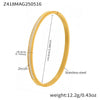 Wholesale Ring Bracelet Stainless Steel 18K Gold Plated Electroplated Fashion Geometric Style