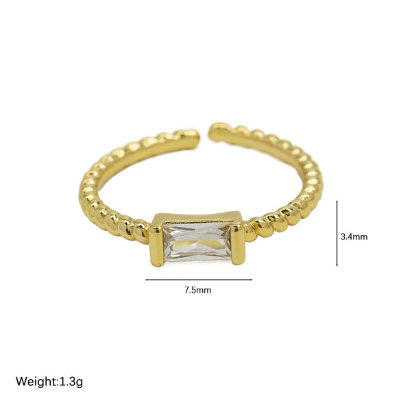 Wholesale Ring Copper Constellation Pattern Electroplating For Women