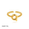 Wholesale Ring Copper Electroplated English Letter Jewelry