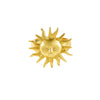 Wholesale Ring Copper Electroplated Platinum 18K Gold Fashion Geometric Sun Design Unisex Women's