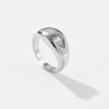Wholesale Ring Copper Electroplated Platinum 18K Gold Water Drop Microinlaid Zircon Fashion Geometric Style