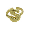 Wholesale Ring Copper Electroplated With Letter Pattern