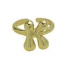 Wholesale Ring Copper Electroplated With Letter Pattern