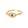 Wholesale Ring Copper Electroplating Heartshaped Light Luxury Niche Design Unisex