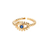 Wholesale Ring Copper Electroplating Heartshaped Light Luxury Niche Design Unisex