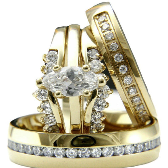 Wholesale Ring Copper Elegant Geometric Micro Inlaid Horse Eye Zircon Unisex