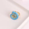 Wholesale Ring Copper Enamel Geometric Animal Zodiac Style Oil Dripping Electroplated