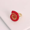 Wholesale Ring Copper Enamel Geometric Animal Zodiac Style Oil Dripping Electroplated