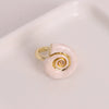 Wholesale Ring Copper Enamel Geometric Animal Zodiac Style Oil Dripping Electroplated