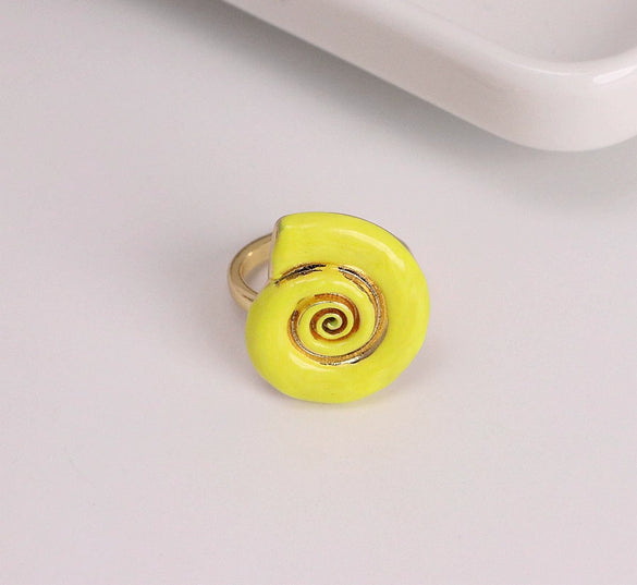 Wholesale Ring Copper Enamel Geometric Animal Zodiac Style Oil Dripping Electroplated