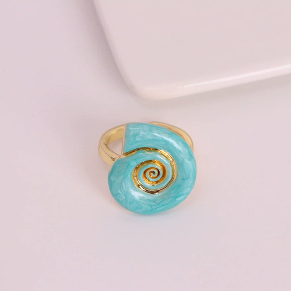 Wholesale Ring Copper Enamel Geometric Animal Zodiac Style Oil Dripping Electroplated