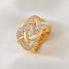 Wholesale Ring Copper Exaggerated Geometric Electroplating Unisex