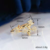 Wholesale Ring Copper Flower Micro Inlaid Zircon For Women