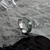 Wholesale Ring Copper French Retro Glaze Bread Shape Wave Styling Electroplating For Women