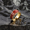 Wholesale Ring Copper French Retro Glaze Bread Shape Wave Styling Electroplating For Women