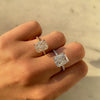 Wholesale Ring Copper Geometric Electroplated For Women