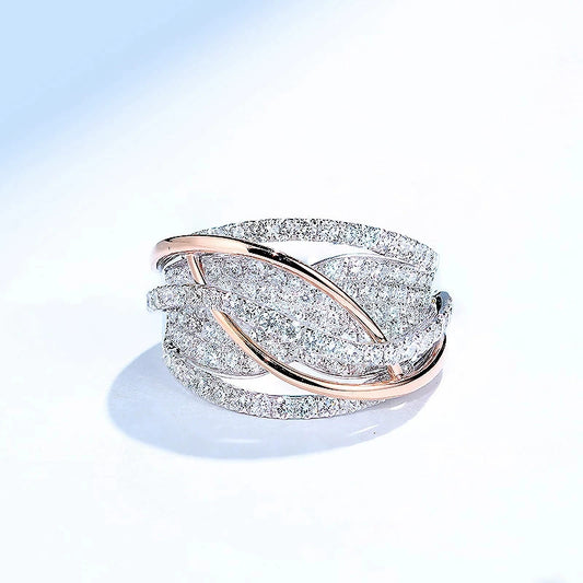 Wholesale Ring Copper Geometric Electroplating Unisex Women's Style Plant Flowers