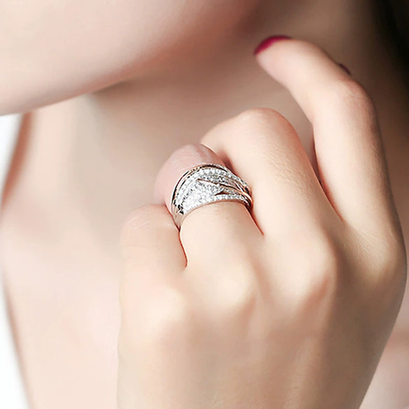 Wholesale Ring Copper Geometric Electroplating Unisex Women's Style Plant Flowers