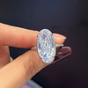 Wholesale Ring Copper Geometric Goose Eggshaped Zircon Women's Jewelry