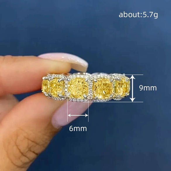 Wholesale Ring Copper Geometric Inlaid Zircon Women's