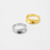 Wholesale Ring Copper Geometric Irregular Electroplated Platinum 18K Gold Light Luxury Style For Women