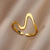 Wholesale Ring Copper Geometric Light Luxury Style With Color Zircon 18K Gold Plated