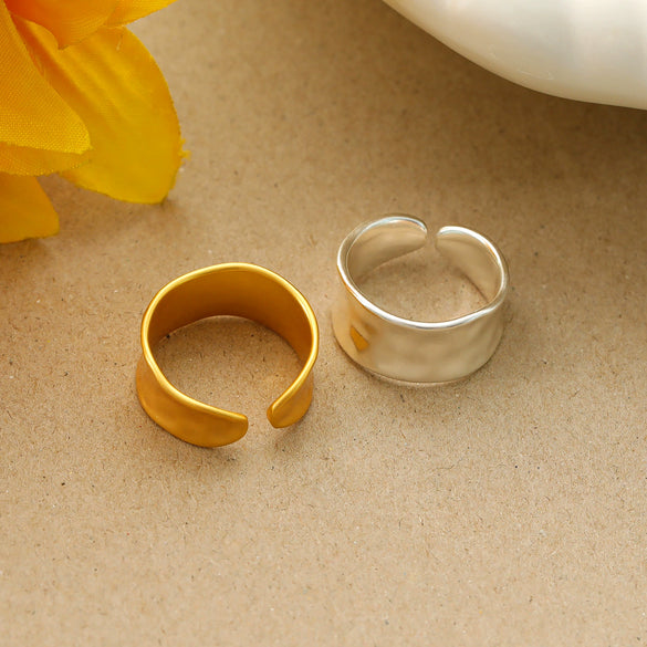 Wholesale Ring Copper Geometric Minimalist Electroplated For Men And Women
