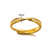 Wholesale Ring Copper Geometric Open Adjustable Electroplated Unisex