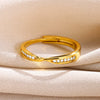 Wholesale Ring Copper Geometric Open Adjustable Electroplated Unisex