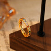 Wholesale Ring Copper Geometric Retro Court Style Electroplating For Women