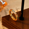 Wholesale Ring Copper Geometric Retro Court Style Electroplating For Women