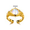 Wholesale Ring Copper Geometric Retro Hip Hop Electroplating For Women