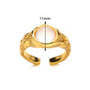 Wholesale Ring Copper Geometric Retro Hip Hop Electroplating For Women