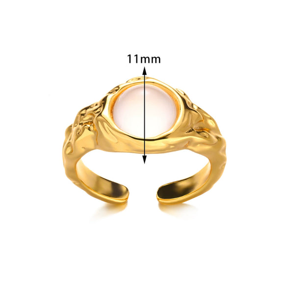 Wholesale Ring Copper Geometric Retro Hip Hop Electroplating For Women