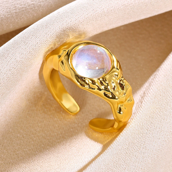 Wholesale Ring Copper Geometric Retro Hip Hop Electroplating For Women