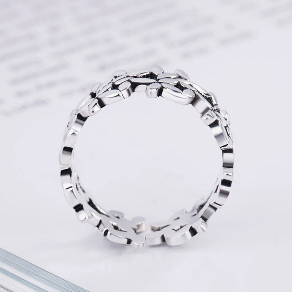 Wholesale Ring Copper Geometric Retro Hiphop Electroplating Jewelry Unisex