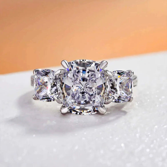 Wholesale Ring Copper Geometric Style Inlaid Zircon For Women