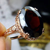 Wholesale Ring Copper Geometric Style Inlaid Zircon Women's