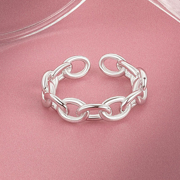 Wholesale Ring Copper Geometric Titanium Steel 18K Gold Plated Electroplating Minimalist Light Luxury Style For Women