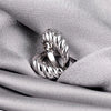 Wholesale Ring Copper Geometric Twist Wrap Electroplating Unisex