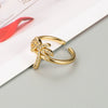 Wholesale Ring Copper Gold Plated Coconut Tree Zircon Unisex Hip Hop Simple Style