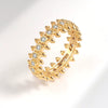 Wholesale Ring Copper Gold Plated Geometric Style