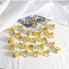 Wholesale Ring Copper Goldplated Geometric Letter Design