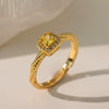 Wholesale Ring Copper Inlaid Rhinestone Geometric Bow Wave Animal Zodiac Butterfly Snake Style